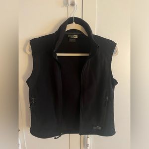 REI black womens fleece vest